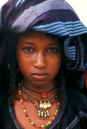 Wodaabe Woman, Africa Wodaabe,