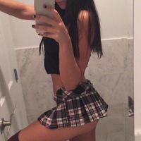 sexy school girl selfie