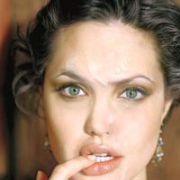 angelina jolie cumshot