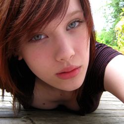 brunette teen girl