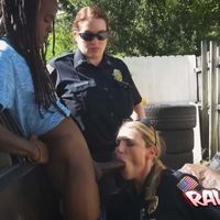 female cop blowjob