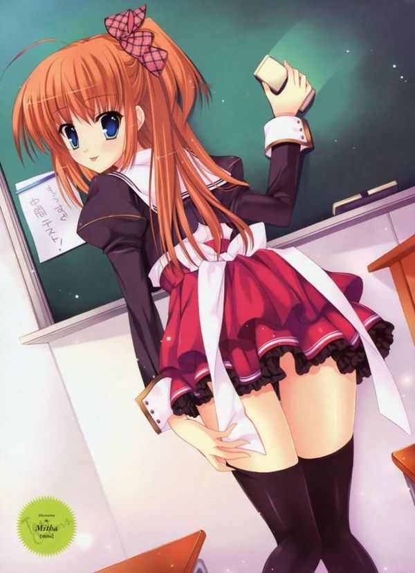 âœ® ANIME ART âœ® anime. .school uniform. .blazer. .chalkboard.
