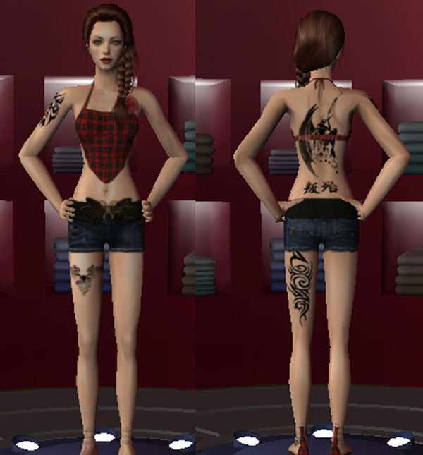 The Sims2 METAL m: Sexy tomboy girl