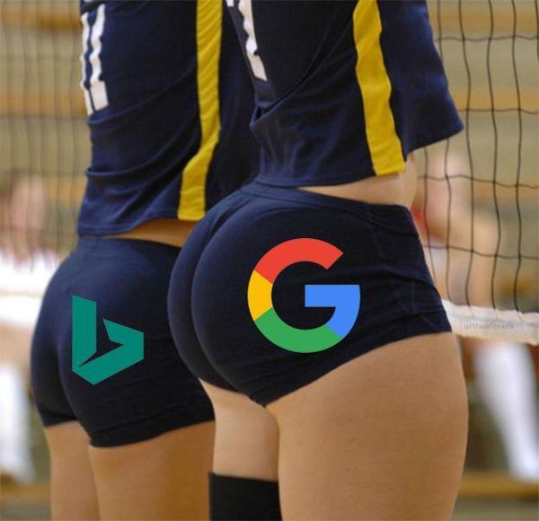 Google Search vs Bing Search Volleyball Booty Know Your Meme