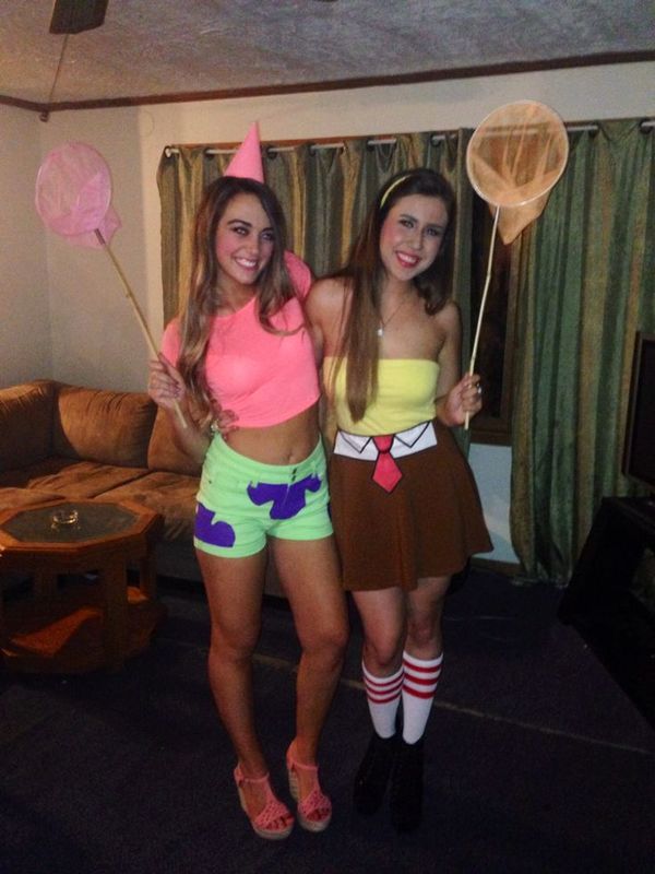 Sexy Spongebob and Patrick Halloween #diy For the Holidays