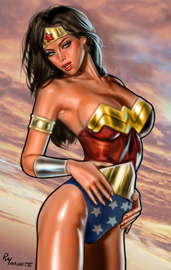 Pictures of Wonder Woman Sexy Art -