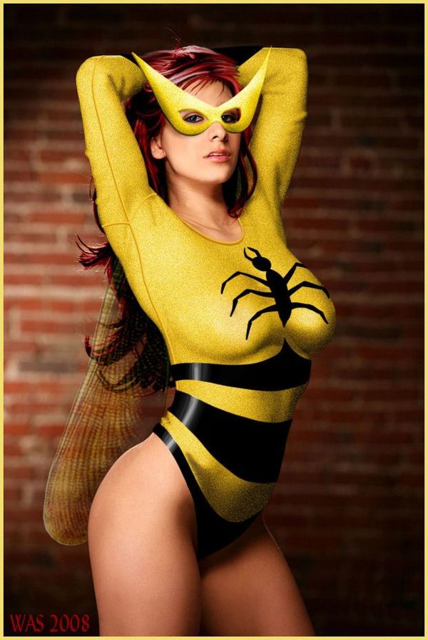 Insect Queen Pinup - Girl of the Week Super Sexy Hero/Villai
