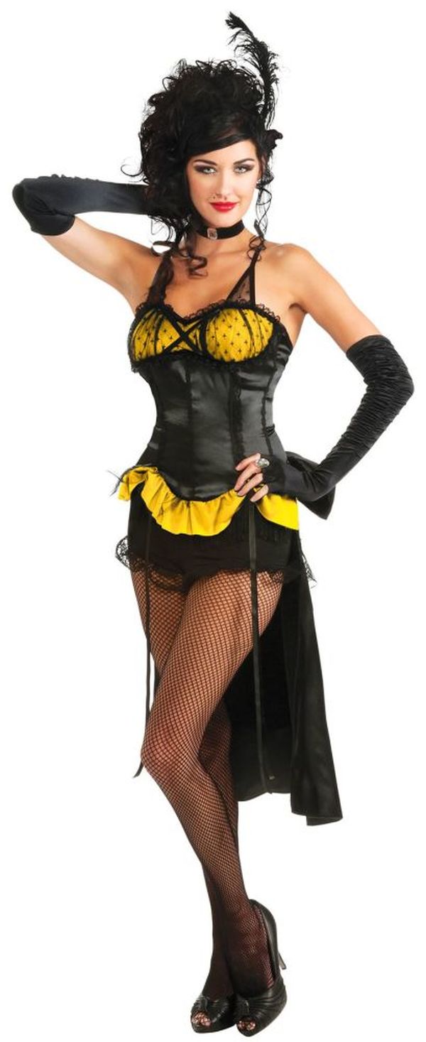 vegas costumes Gold Burlesque Showgirl Sexy Costume - Burles