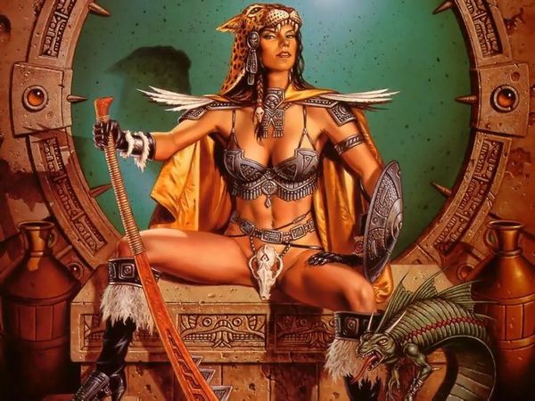 Warrior women fantasy art - Damplips porn.
