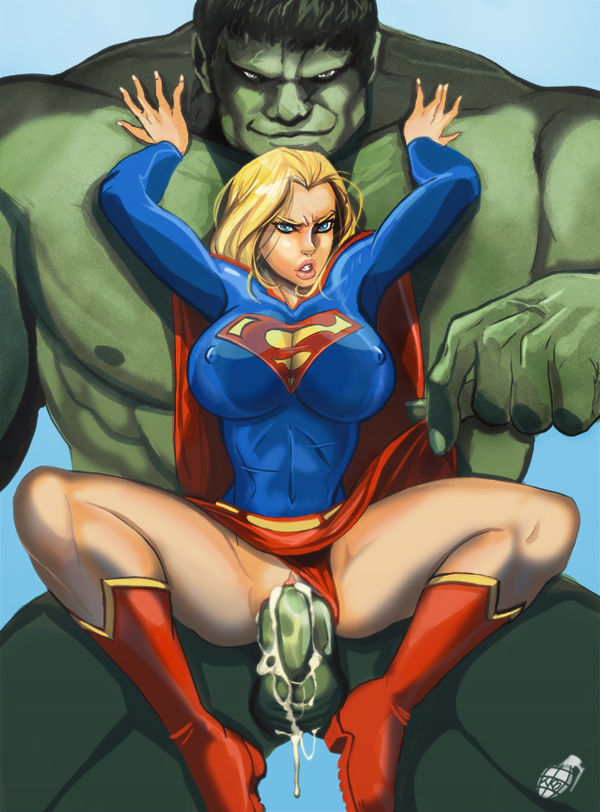 Supergirl vs. Hulk Porn optimized for your Smartphone/Tablet