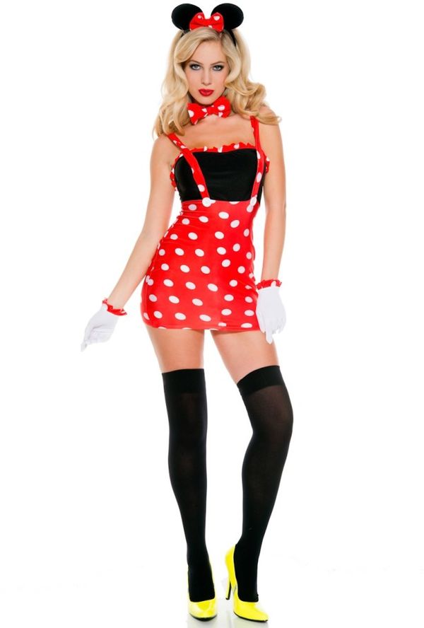 Womens sexy Minnie mouse adult retro costume UpscaleStripper