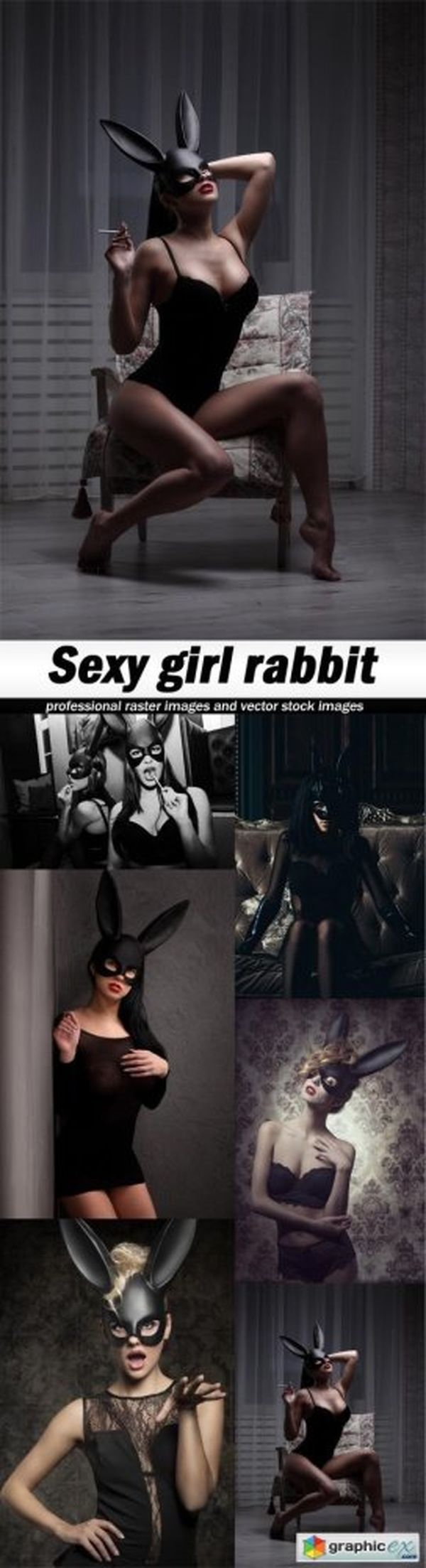 Sexy girl rabbit-6xJPEGs 