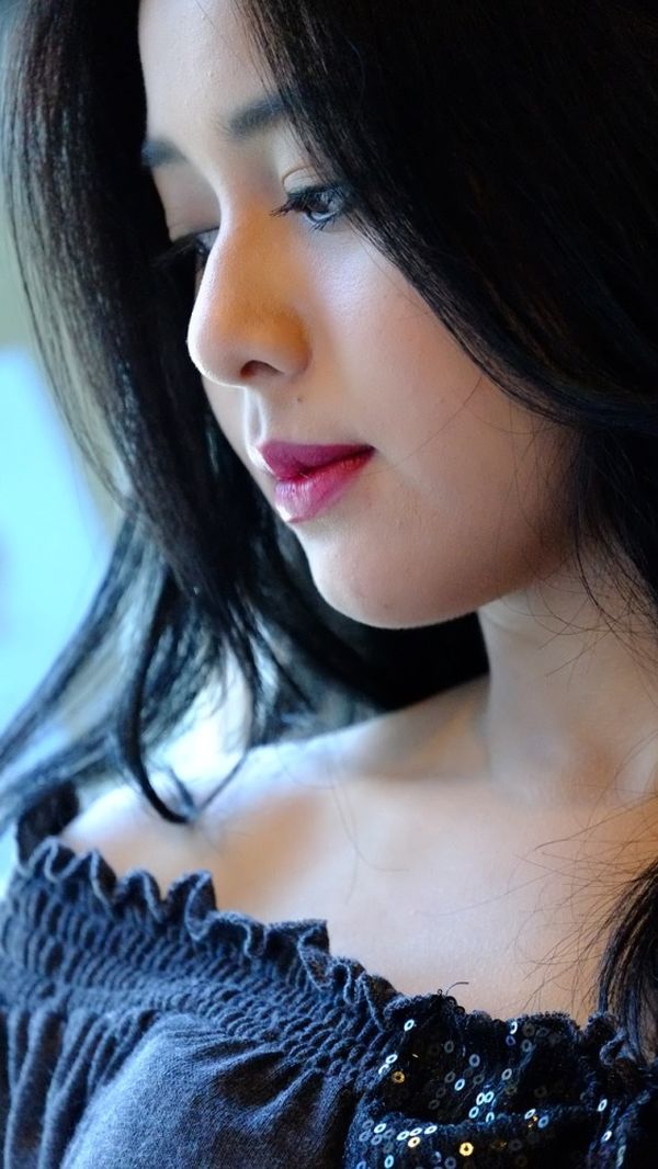 Free photo Beautiful Face Girl Asian Girl Makeup Beautiful -