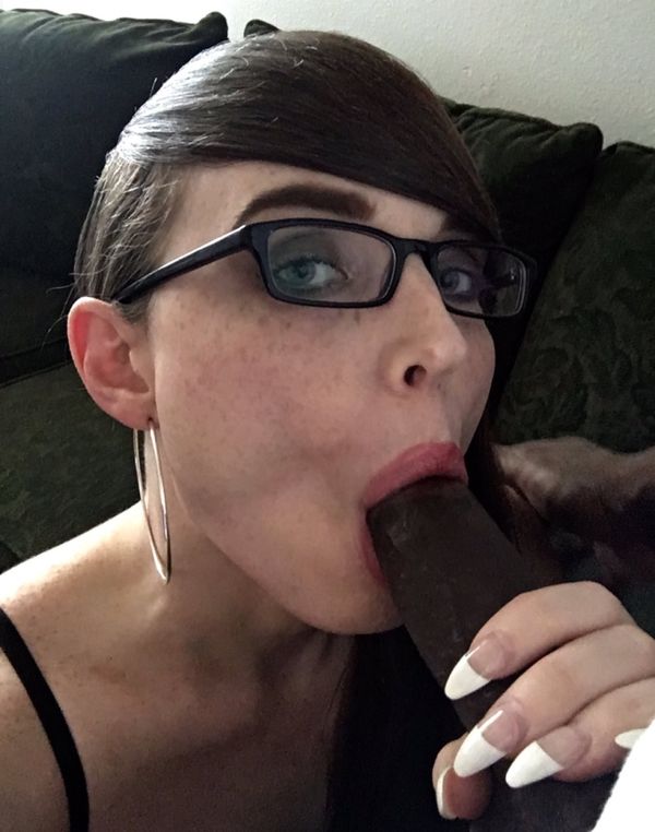 Natalie Mars sucking cock