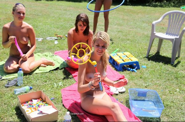 Topless Vacation: CDM 729 Czech Girls Countryside Nudist Gam