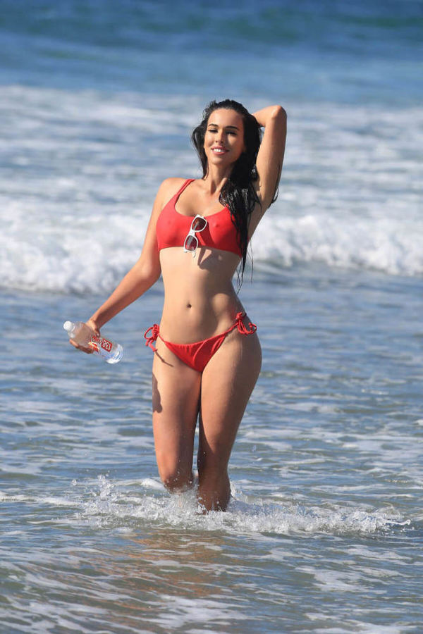 Tania Marie Stills in Bikini for