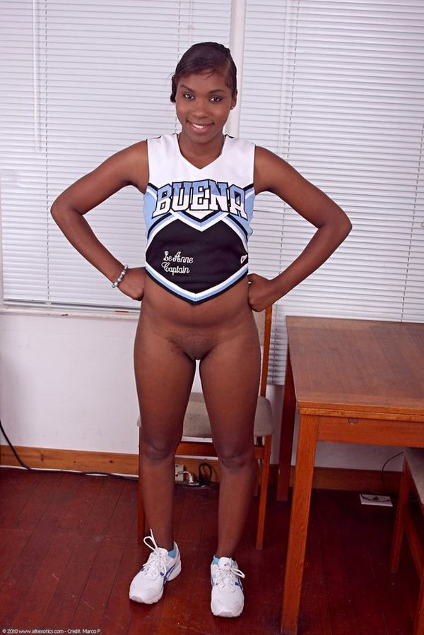 Black Teen Cheerleader In Free