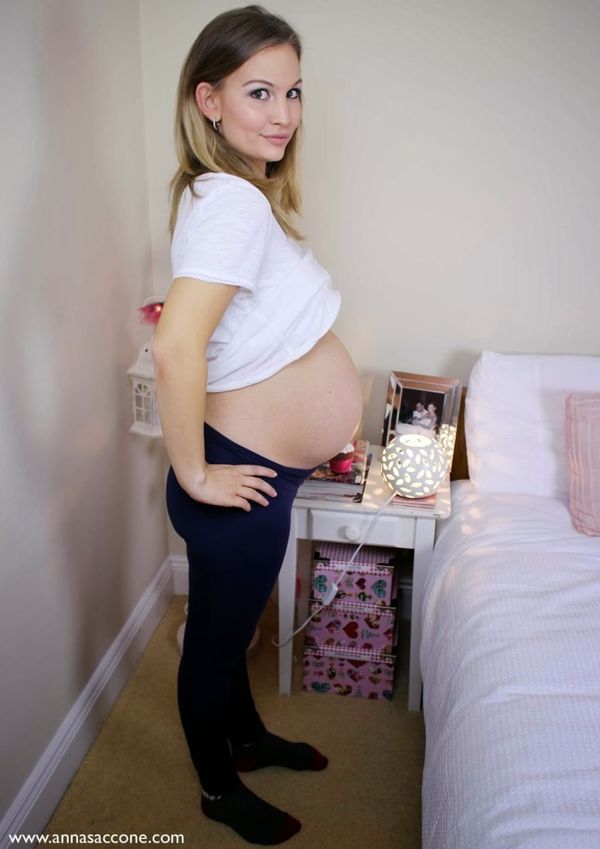 34/35 Weeks Pregnant with Baby #2! Anna Saccone Joly