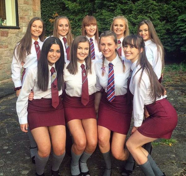 Ready For New School Year Dressed In Their Uniforms 69