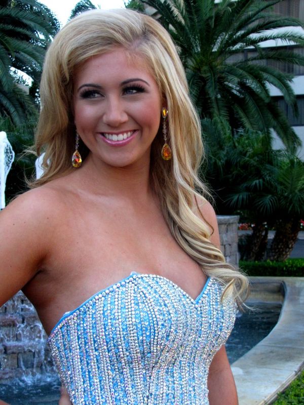 Kasey Knowles (11-12 All American Teen) after formal wear -