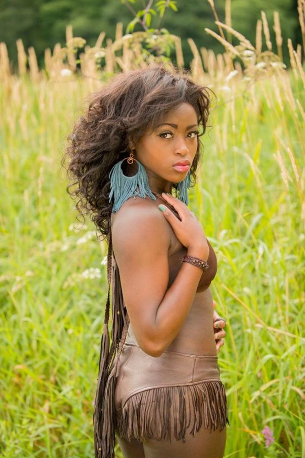 Kyra African Clothing DEERSKIN Leather Panties Native Americ