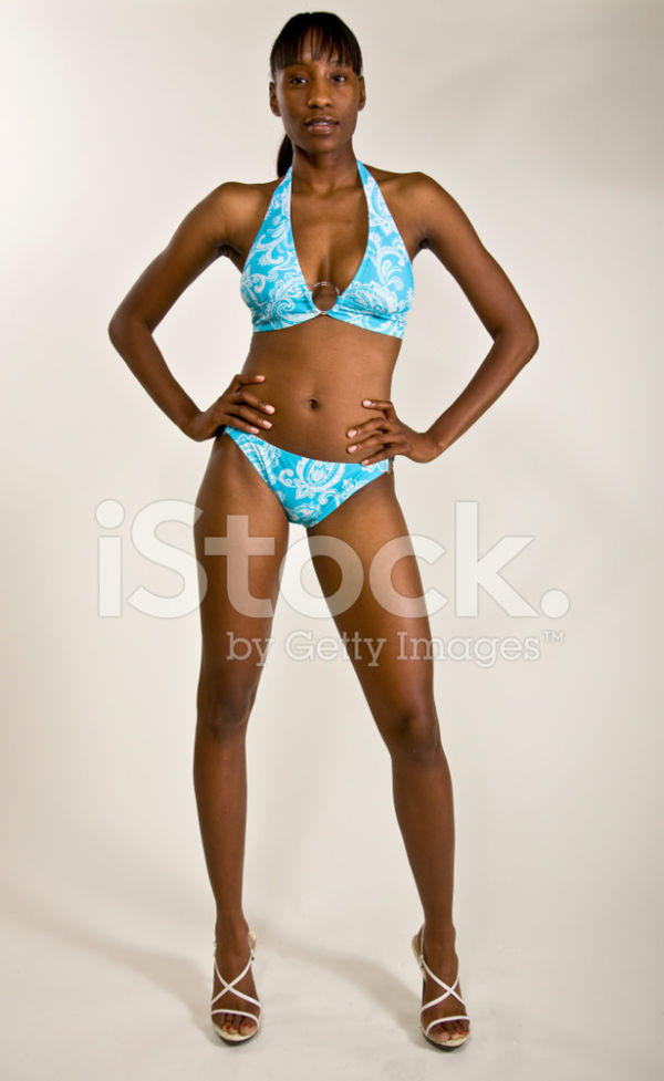 Pretty African American Bikini Model Stock Photos - FreeImag