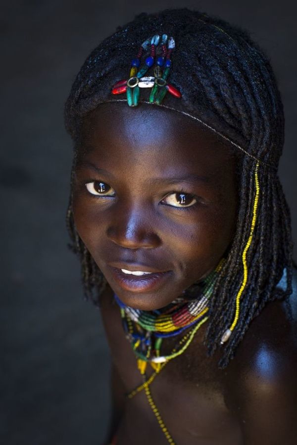 Mucawana tribe girl , Namibia