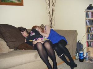 Pantyhose nylons party 157