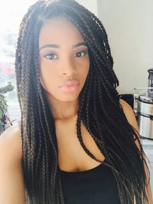 Black Hairstyles with Braids Prom