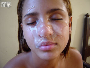 Brazilian teen beauty gets face shot..