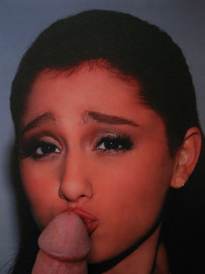 Ariana Grande Cum Kiss Facial - 4 Pics -