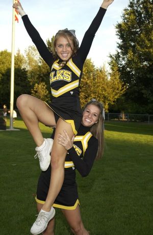 #cheer high school cheerleading..