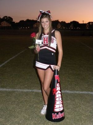 Kelsey - texas hs cheerleader -