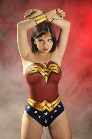 Danger Theatre: Wonder Woman Bodypaint