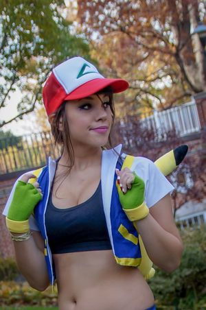 Sexy Pokemon Cosplay Ash Girl -