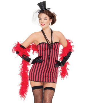 Plus size saloon girl costume - Babes