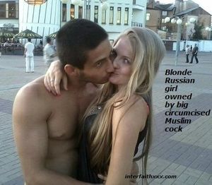 White russian girls loving muslim men..