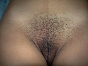 First hairs on a pussy