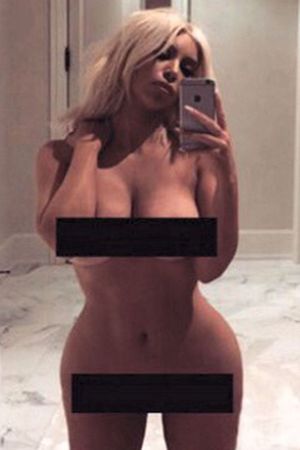 Blurring the lines of Kim K’s..