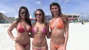 Spring Break - Bikinis on Daytona Beach