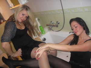 Pantyhose nylons party 103
