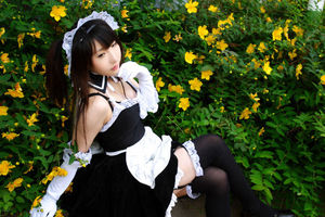 Asian maid cosplay -  - ã‚¨ ãƒ­