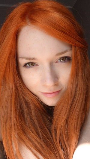 sexy girl with red hair Gorgeous