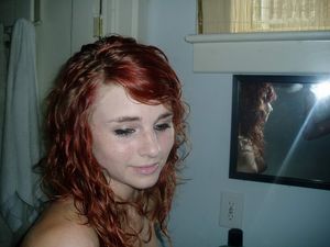 selfshots of another sweet redhead