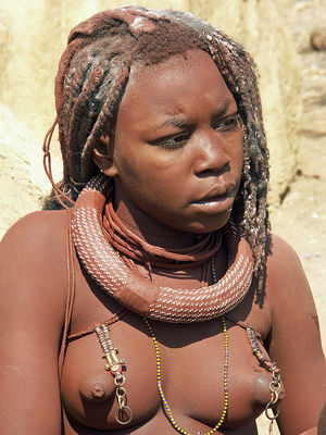 African himba tribe woman tits -..