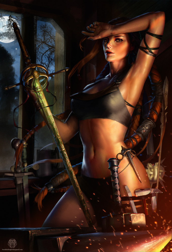 683px x 1000px - sexy warrior girl wallpaper - porn pictures.