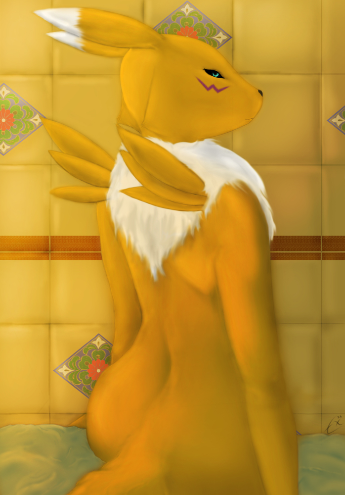 renamon_Thermae by Ectasy26 Submission Inkbunny, the Furry A