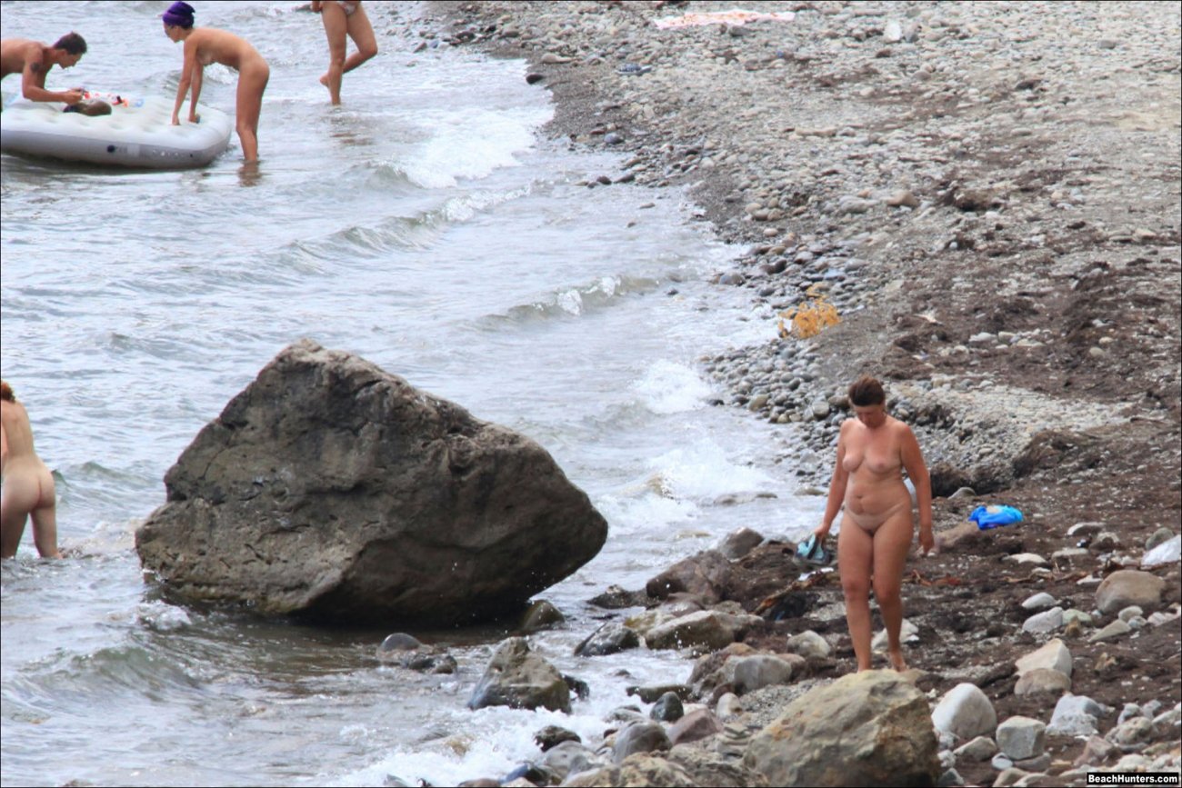 Girl like nude in public place - Nudism, Beach images