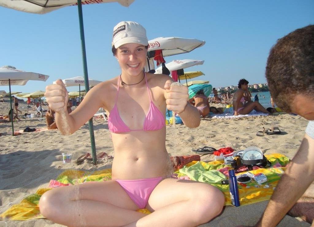 Bikini candid cute young girl amateur beach 6 upskirtporn