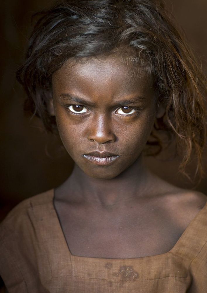 Borana Tribe Girl, Marsabit District, Marsabit, Kenya Gente